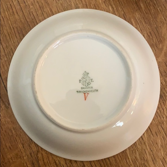 Tirschenreuth Apple Blossom Design Dessert Plate - Picture 4 of 5